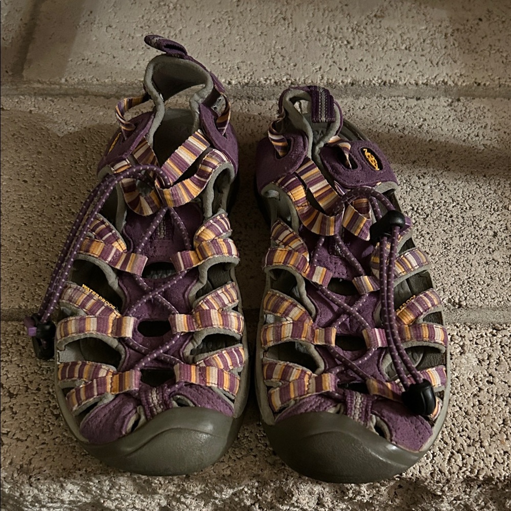 Keen Outdoor Sandals with Multicolor Stripes